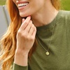 image:imagePure Collection by RossSimons Italian 14kt Yellow Gold Starburst Circle NecklaceNo Gemstone