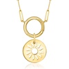 image:imagePure Collection by RossSimons Italian 14kt Yellow Gold Sun CutOut Charm