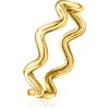 image:imagePure Collection by RossSimons Italian 14kt Yellow Gold Zigzag RingNo Gemstone