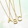 image:imagePure Collection by RossSimons N  Italian 14kt Yellow Gold Initial Necklace 16 inches