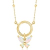 image:imagePure Collection by RossSimons Opal Butterfly Charm in 14kt Yellow Gold