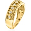 image:imageRossSimons 010 ct tw Diamond EtruscanStyle Ring in 14kt Yellow GoldDiamond