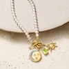 image:imageRossSimons 015 ct tw Diamond Moon and Stars Charm in 18kt Gold Over Sterling