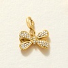 image:imageRossSimons 020 ct tw Diamond Bow Charm in 18kt Gold Over Sterling