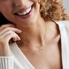 image:imageRossSimons 020 ct tw Diamond Bow Charm in 18kt Gold Over Sterling