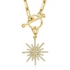 image:imageRossSimons 025 ct tw Diamond North Star Charm in 18kt Gold Over Sterling