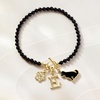 image:imageRossSimons 040 ct tw White Topaz Paw Print Charm in 18kt Gold Over Sterling