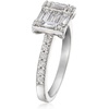 image:imageRossSimons 075 ct tw LabGrown Diamond Ring in Sterling SilverDiamond