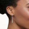 image:imageRossSimons 100 ct tw Diamond Graduated Linear Drop Earrings in 14kt Yellow Gold