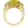 image:imageRossSimons 1000 Carat Lemon Quartz Ring With 30 ct tw Peridots and 36 ct tw Yellow Diamonds in 14kt Yellow Golddiamondcolored