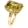 image:imageRossSimons 1000 Carat Lemon Quartz Ring With 30 ct tw Peridots and 36 ct tw Yellow Diamonds in 14kt Yellow Golddiamondcolored