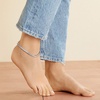 image:imageRossSimons 1000 ct tw PrincessCut CZ Tennis Anklet in Sterling Silver 9 inches
