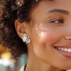 image:imageRossSimons 11mm Shell Pearl and 220 ct tw CZ Floral Earrings in Sterling Silver