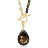 image:imageRossSimons 1200 Carat Smoky Quartz Charm in 18kt Gold Over Sterling