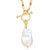 image:imageRossSimons 1213mm Cultured Baroque Pearl Charm in 18kt Gold Over Sterling