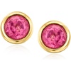 image:imageRossSimons 140 ct tw Pink and White Topaz Jewelry Set With Multicolored Enamel 3 Pairs Of Accessory Earrings in 18kt Gold Over Sterling