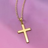 image:imageRossSimons 14kt Yellow Gold Cross Pendant Necklace200 Inches