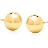 image:imageRossSimons 14kt Yellow Gold Domed Button Earrings