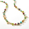 image:imageRossSimons 14kt Yellow GoldPlated Necklace With Simulated Multicolored Gemstones 18 inches