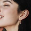 image:imageRossSimons 160 ct tw MultiGemstone Flower Drop Earrings in 18kt Gold Over Sterling