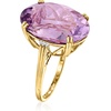 image:imageRossSimons 1600 Carat Amethyst Ring With Diamonds in 14kt Yellow GoldAmethyst