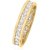 image:imageRossSimons 180 ct tw CZ Eternity Band in 18kt Yellow Gold Over Sterling SilverCubic Zirconia