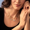 image:imageRossSimons 18kt Gold Over Sterling CharmCompatible Paper Clip Link Toggle NecklaceNo Gemstone
