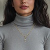 image:imageRossSimons 18kt Gold Over Sterling Cross Charm