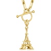 image:imageRossSimons 18kt Gold Over Sterling Eiffel Tower Charm