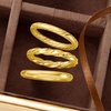 image:imageRossSimons 18kt Gold Over Sterling Jewelry Set 3 Polished RingsNo Gemstone