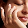 image:imageRossSimons 18kt Gold Over Sterling Jewelry Set 3 Polished RingsNo Gemstone