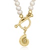 image:imageRossSimons 18kt Gold Over Sterling Nautilus Seashell Charm