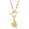 image:imageRossSimons 18kt Gold Over Sterling Ornamental Heart Lock and Key Charm
