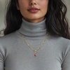 image:imageRossSimons 220 Carat Ruby Heart Charm in 18kt Gold Over Sterling