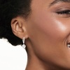 image:imageRossSimons 240 ct tw BezelSet CZ Drop Earrings in Sterling Silver