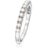 image:imageRossSimons 2mm Cultured Pearl Ring in SilverWhite
