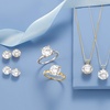 image:imageRossSimons 300 Carat CZ Solitaire Necklace in 14kt White GoldCubic Zirconia
