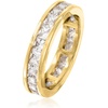 image:imageRossSimons 300 ct tw CZ Eternity Band in 18kt Yellow Gold Over Sterling SilverCubic Zirconia
