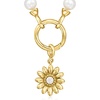 image:imageRossSimons 335mm Cultured Pearl Sunflower Charm in 18kt Gold Over Sterling
