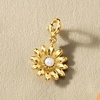 image:imageRossSimons 335mm Cultured Pearl Sunflower Charm in 18kt Gold Over Sterling