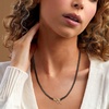 image:imageRossSimons 354mm Onyx Bead CharmCompatible Toggle Necklace in 18kt Gold Over SterlingOnyx