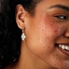 image:imageRossSimons 358mm Cultured Pearl and 30 ct tw Sapphire Drop Earrings in 18kt Gold Over Sterling