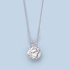 image:imageRossSimons 400 Carat CZ Solitaire Necklace in 14kt White GoldCubic Zirconia