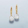 image:imageRossSimons 400 ct tw CZ Drop Earrings in 14kt Yellow Gold