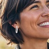 image:imageRossSimons 510 ct tw CZ Hoop Earrings in Sterling Silver