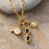 image:imageRossSimons 555mm Cultured Pearl Sun Charm in 18kt Gold Over Sterling