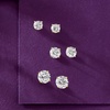 image:imageRossSimons 600 ct tw CZ Jewelry Set 3 Pairs Of Stud Earrings in 18kt Gold Over Sterling