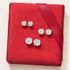 image:imageRossSimons 600 ct tw CZ Jewelry Set 3 Pairs Of Stud Earrings in 18kt Gold Over Sterling
