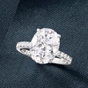 image:imageRossSimons 600 ct tw CZ Ring in Sterling SilverCubic Zirconia