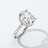 image:imageRossSimons 600 ct tw CZ Ring in Sterling SilverCubic Zirconia